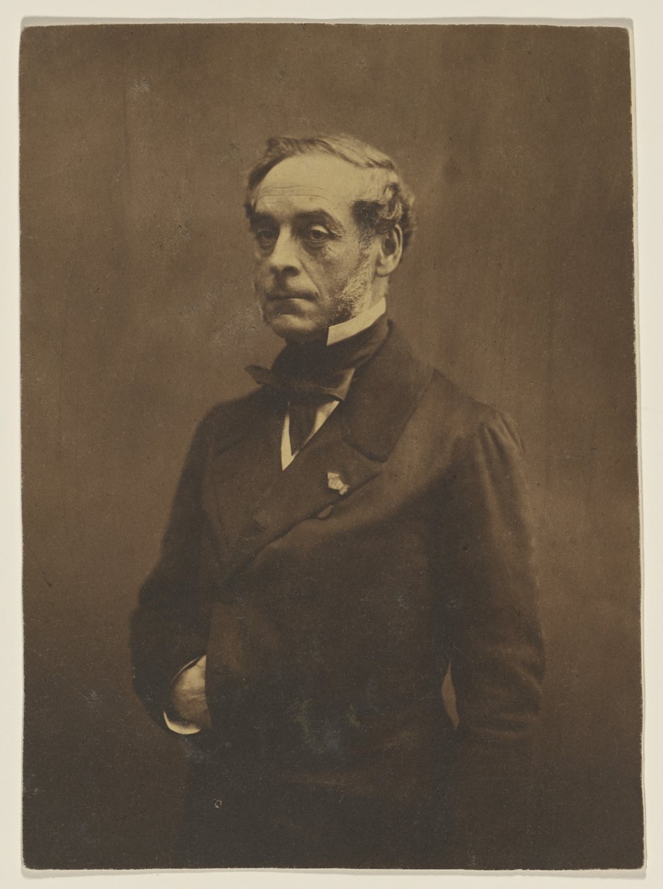 [Ernest] Legouvé, scrittore da Nadar [Gaspard Félix Tournachon]