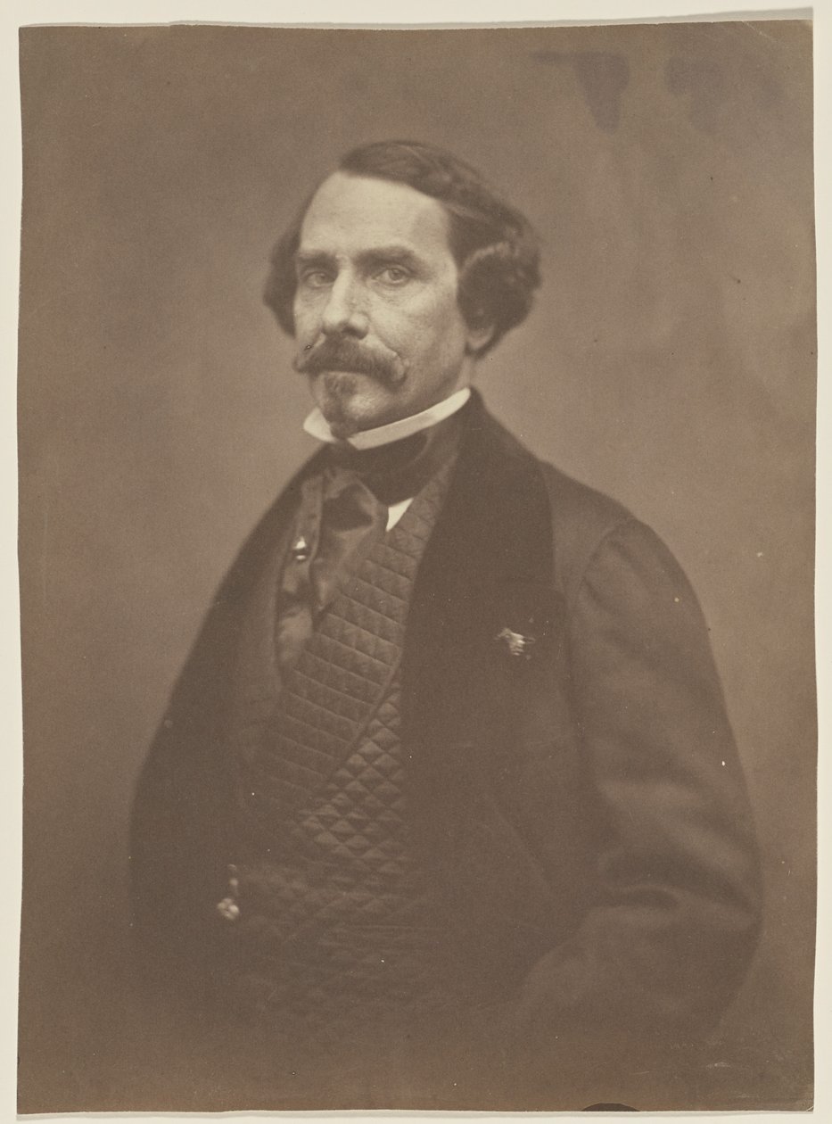 Jules Lecomte, giornalista da Nadar [Gaspard Félix Tournachon]