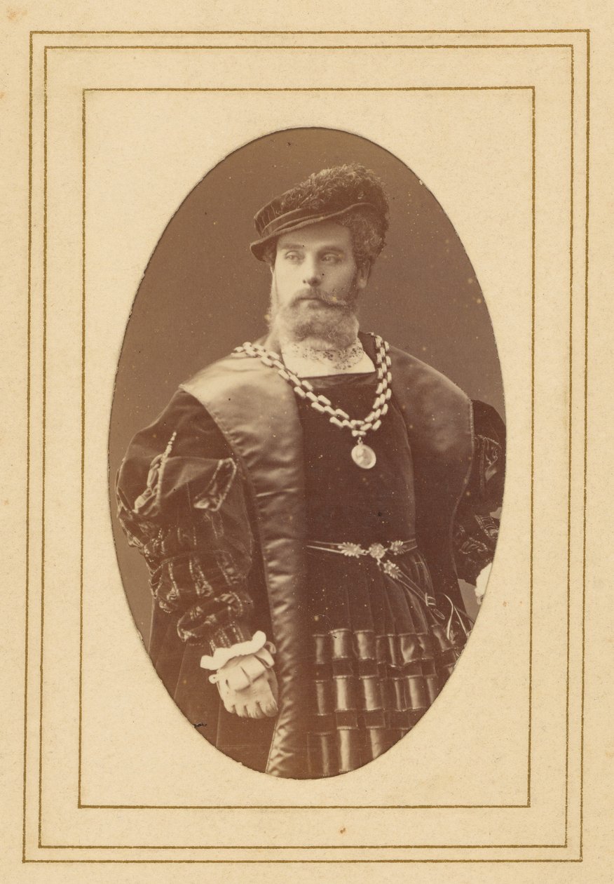 Worms [attore francese] da Nadar [Gaspard Félix Tournachon]