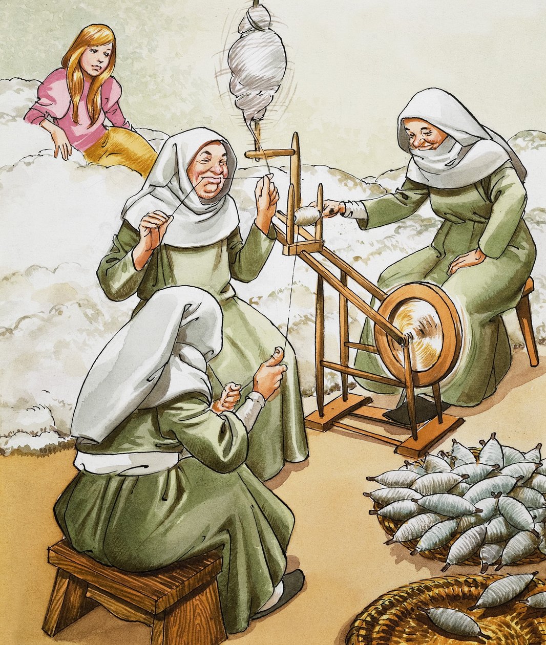 Le tre filatrici da Nadir Quinto
