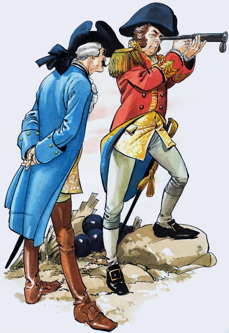 Le meravigliose avventure del Barone di Munchausen (gouache su carta) da Nadir Quinto
