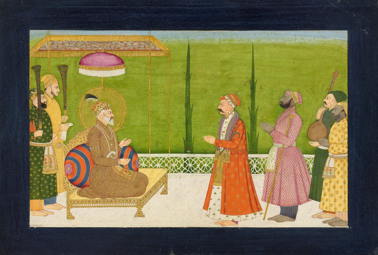Il poeta Sundar Das davanti all