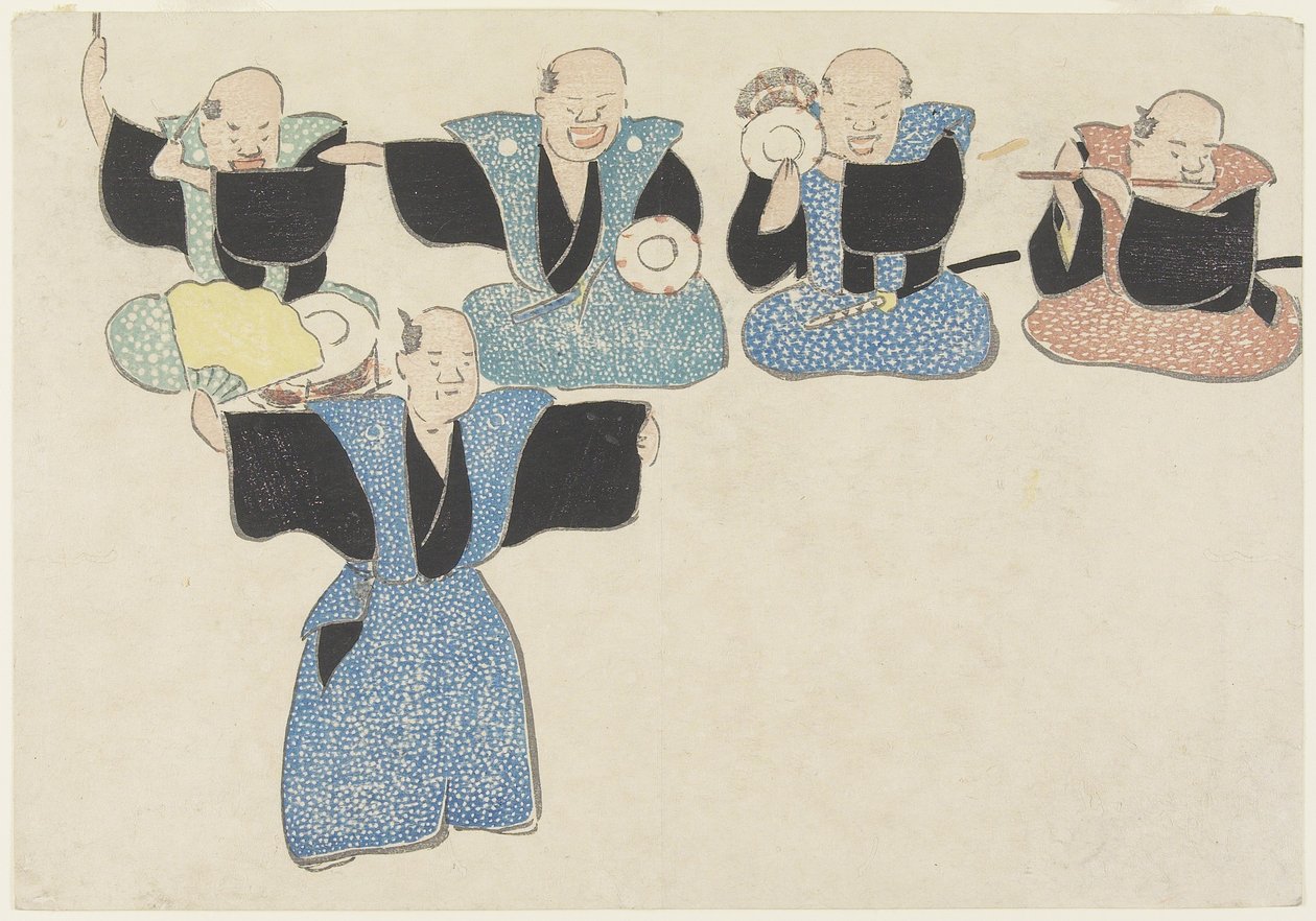 Ballerina e quattro musicisti da Nakamura Hochu