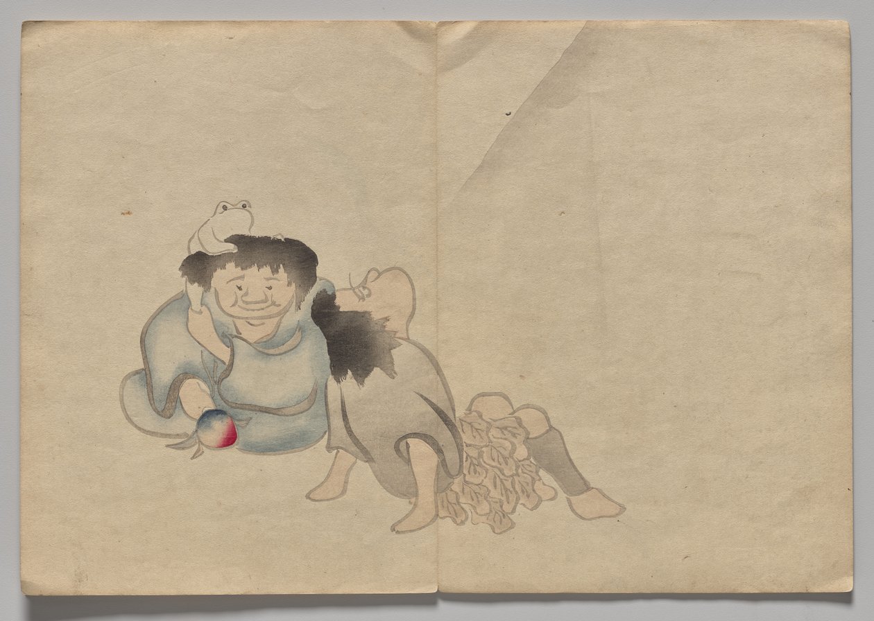 Scena dal Libro Illustrato di Kōrin (Volume 2) da Nakamura Hochu