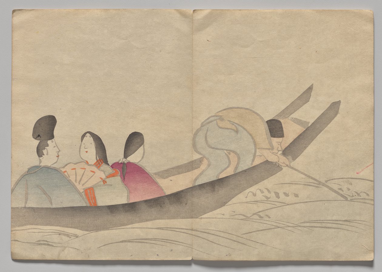 Scena dal Libro Illustrato di Kōrin (Volume 2) da Nakamura Hochu