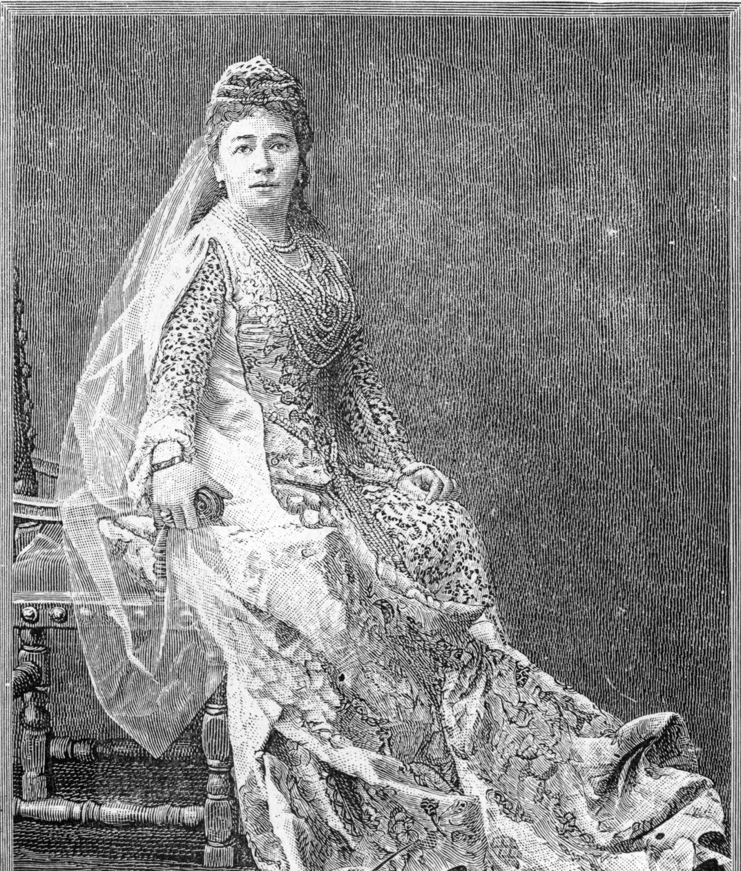 Madame Albani, 1893 da Napoleon Sarony