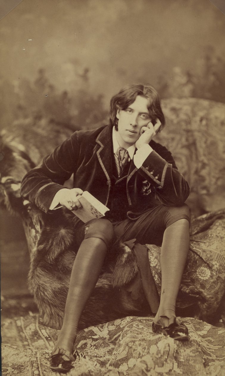 Oscar Wilde, 1882 da Napoleon Sarony