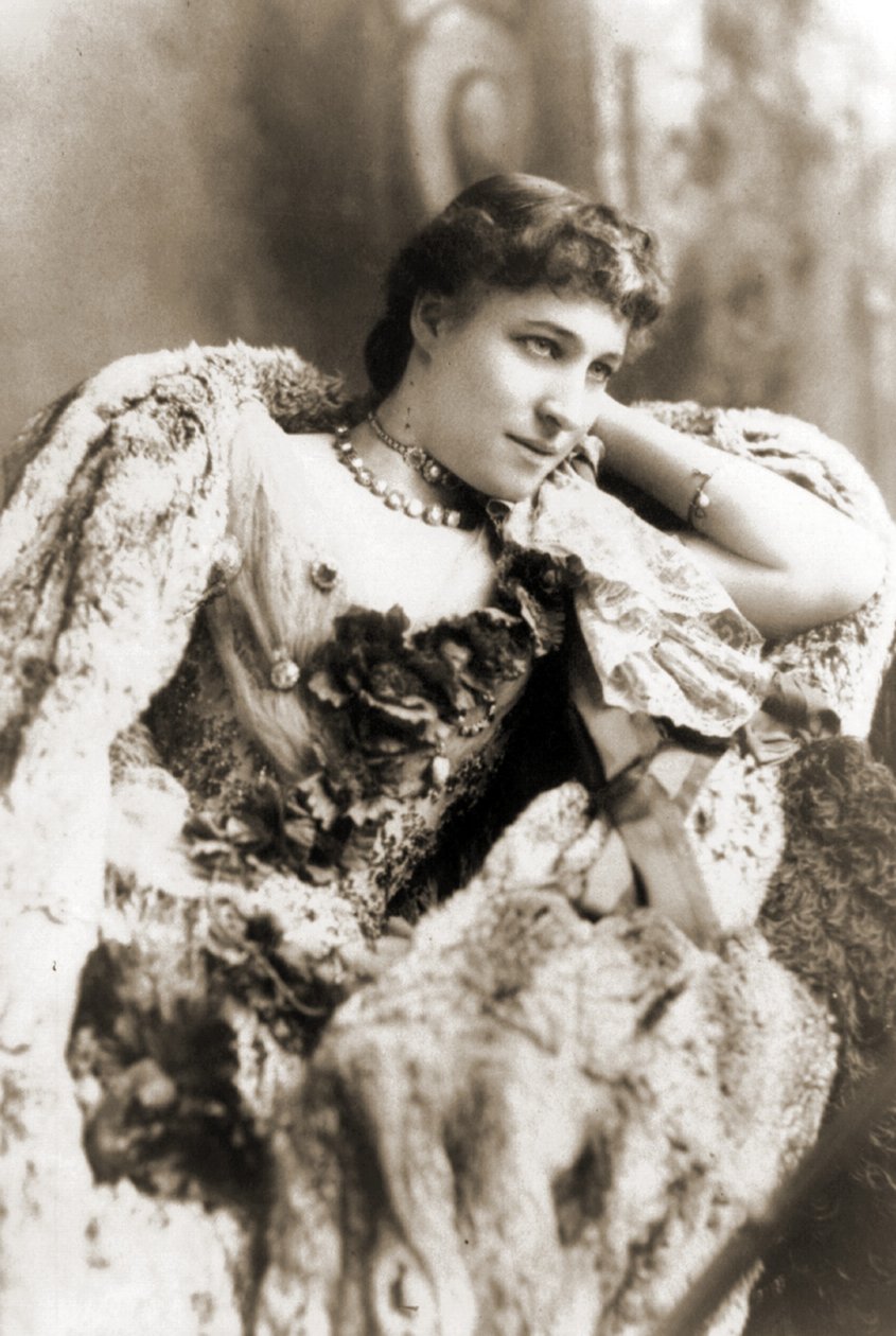 Ritratto di Lillie Langtry, c.1887 da Napoleon Sarony