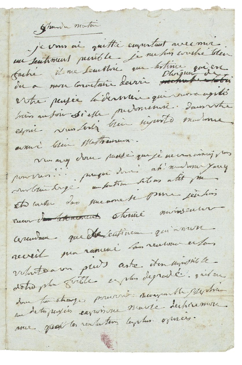 Lettera a Josephine de Beauharnais da Napoleon Bonaparte