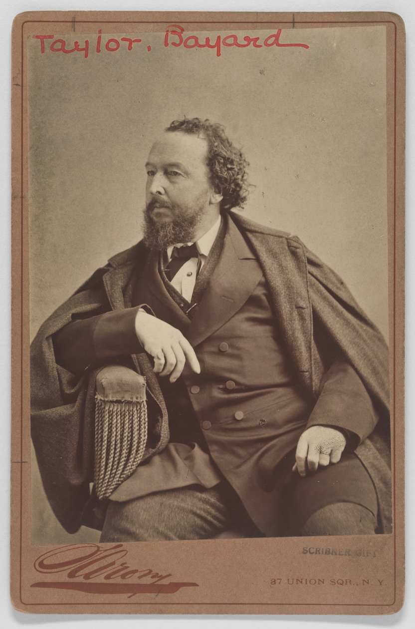 Bayard Taylor da Napoleon Sarony