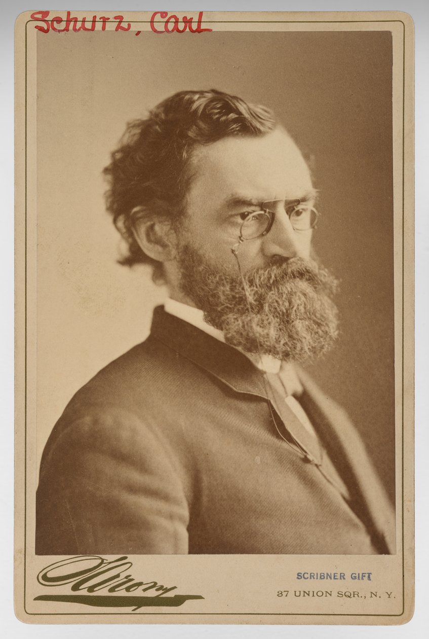 Carl Schurz da Napoleon Sarony