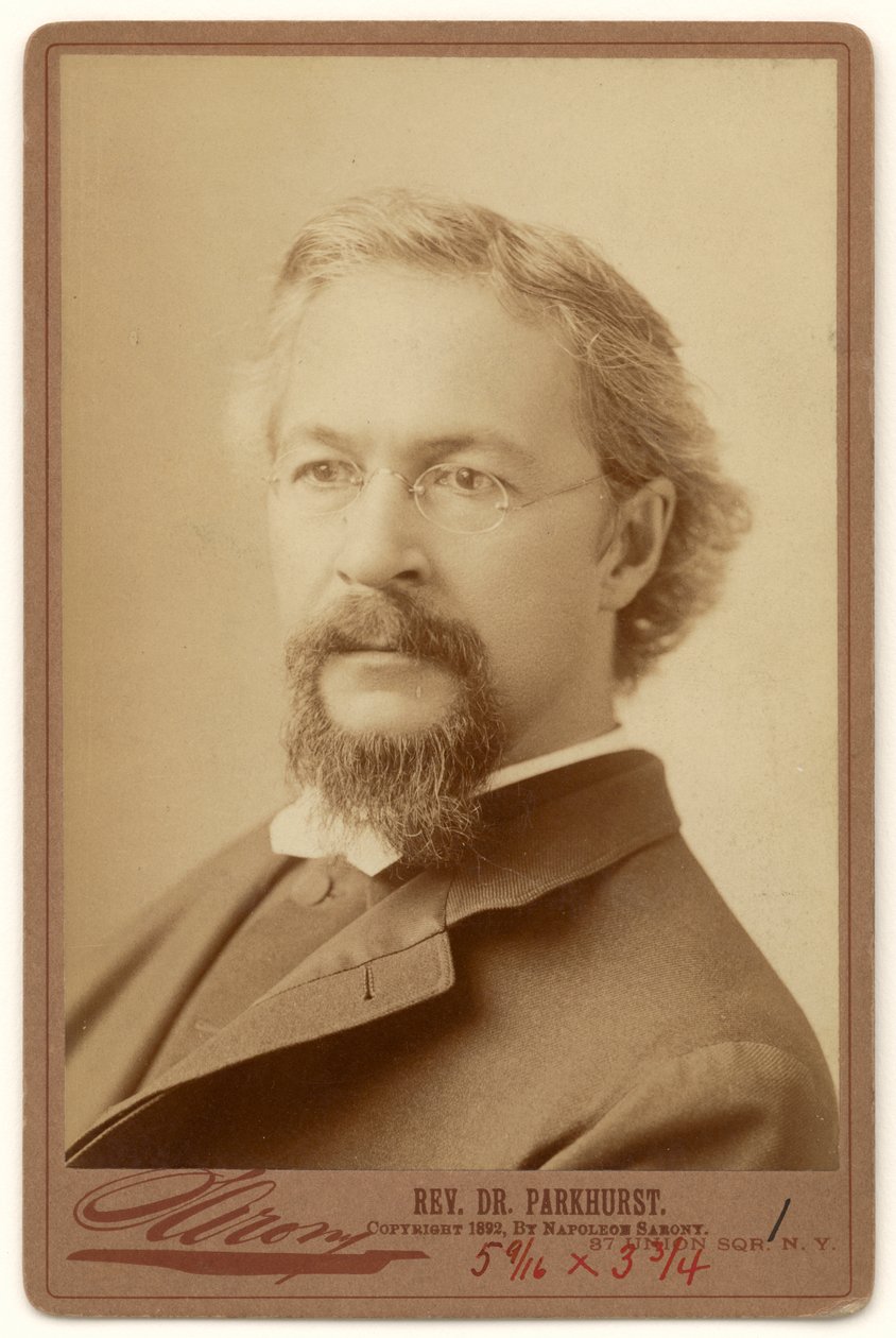 Charles Henry Parkhurst da Napoleon Sarony