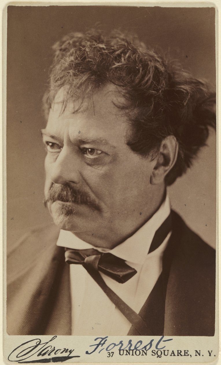 Edwin Forrest da Napoleon Sarony