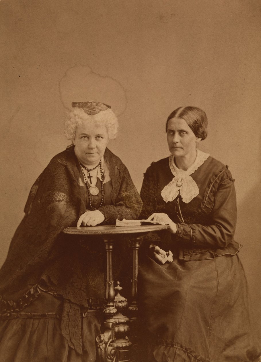Elizabeth Cady Stanton e Susan B. Anthony da Napoleon Sarony