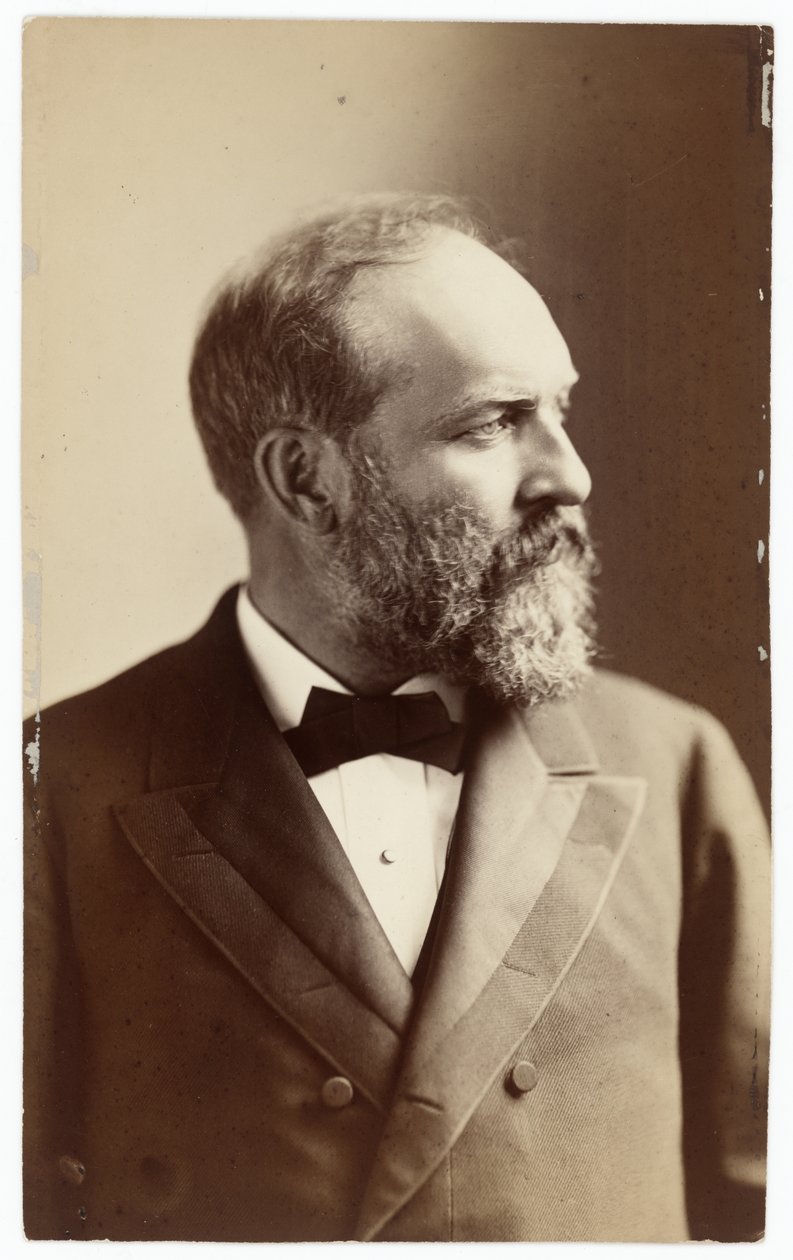 James Garfield da Napoleon Sarony