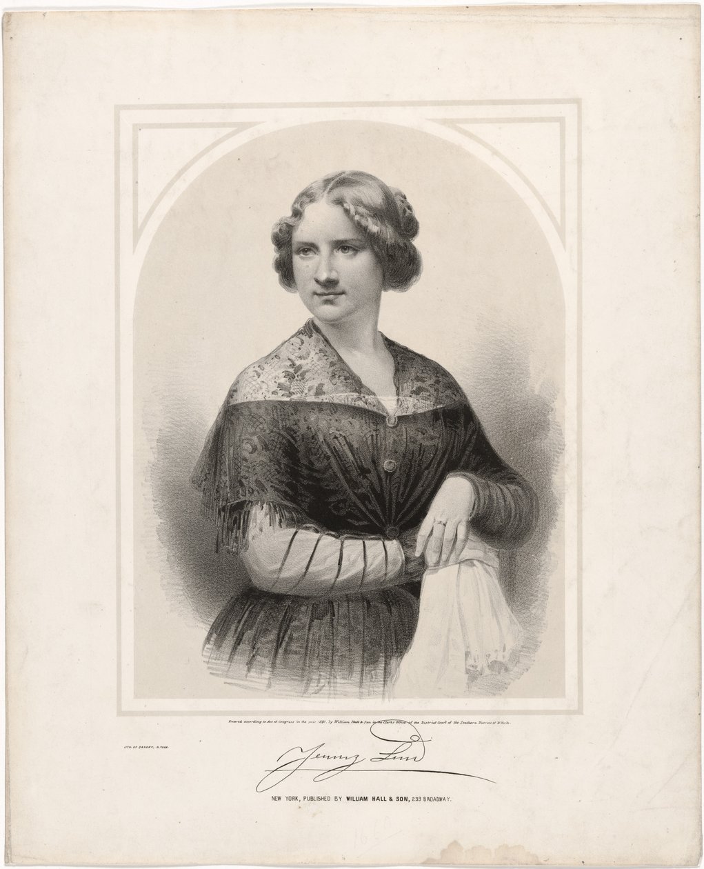 Jenny Lind da Napoleon Sarony