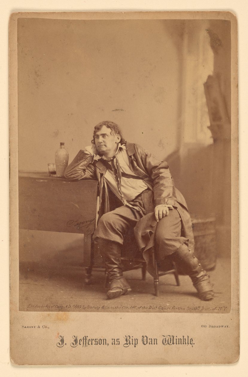 Joseph Jefferson da Napoleon Sarony