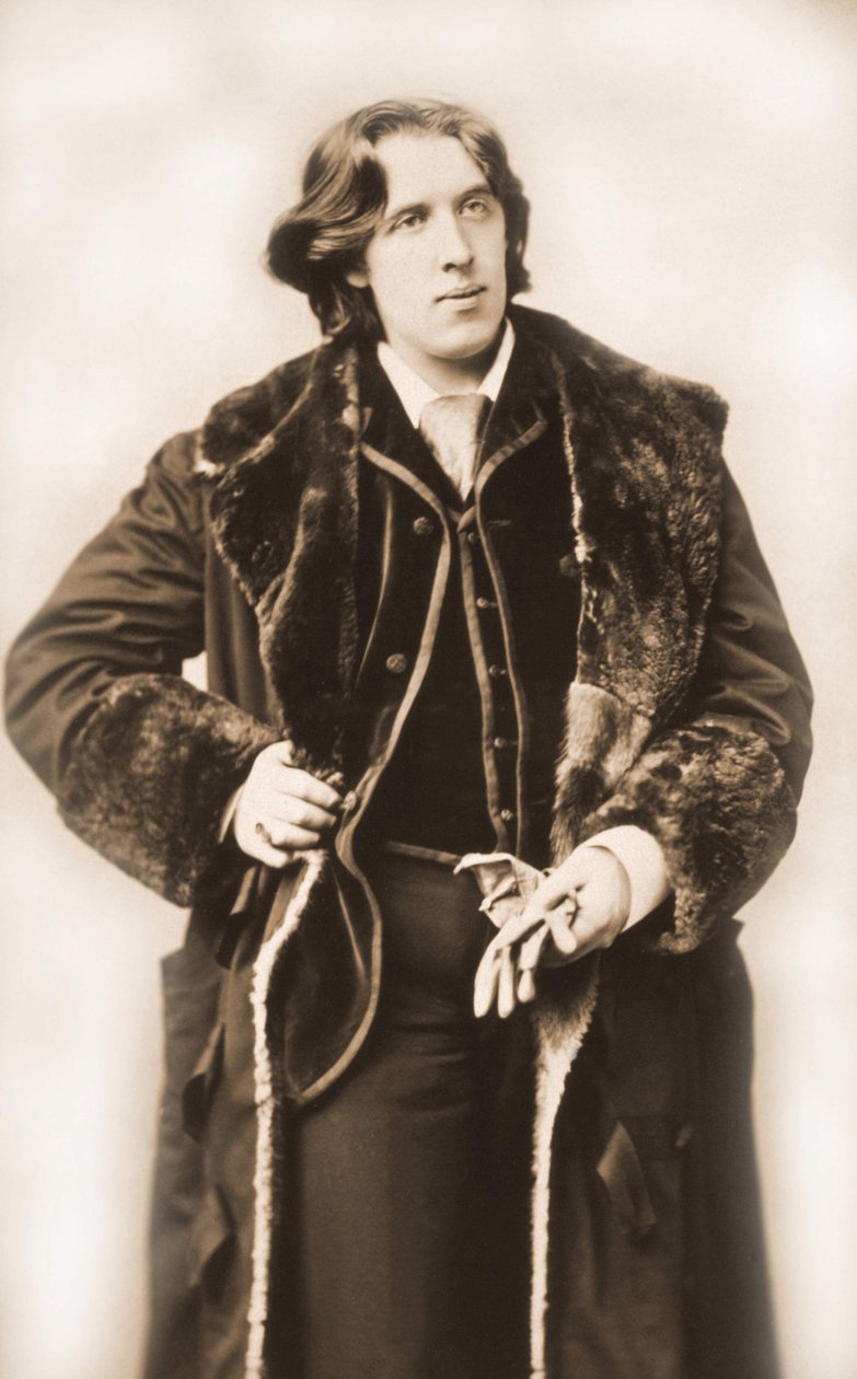 Oscar Wilde (1854 - 1900) intorno al 1882 di Napoleon Sarony (1821 - 1896). da Napoleon Sarony
