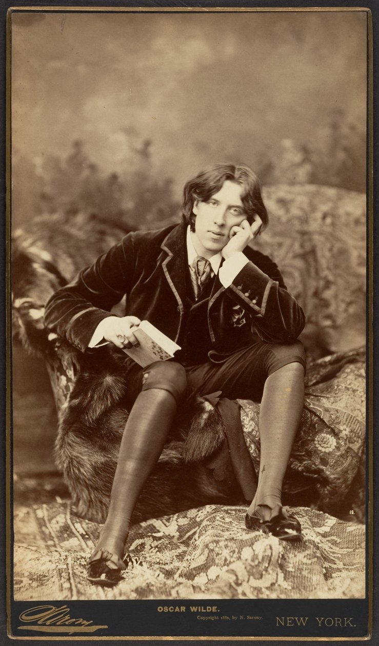 Oscar Wilde da Napoleon Sarony