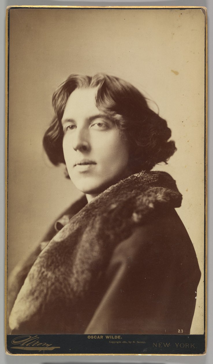 Oscar Wilde da Napoleon Sarony