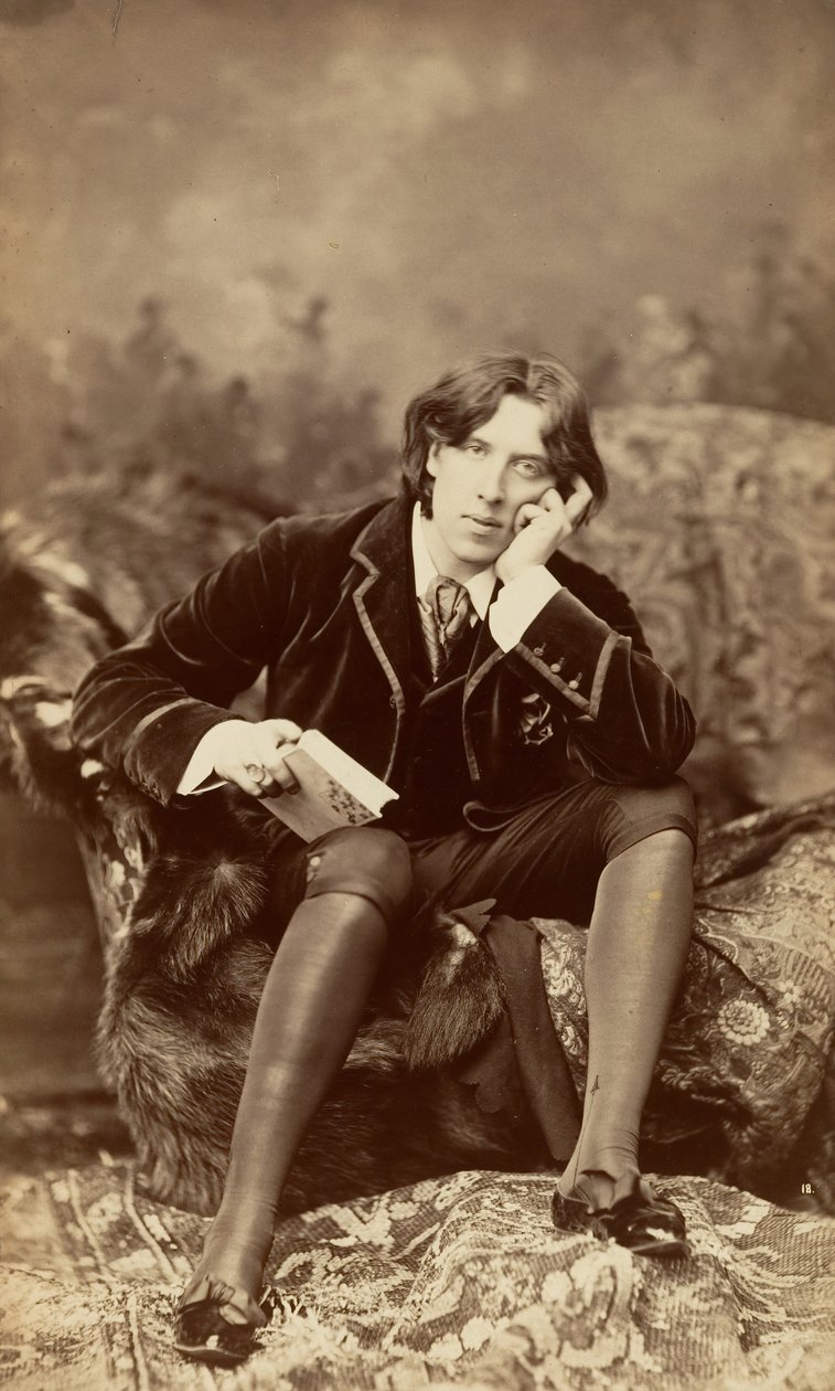 Oscar Wilde, 1882 da Napoleon Sarony