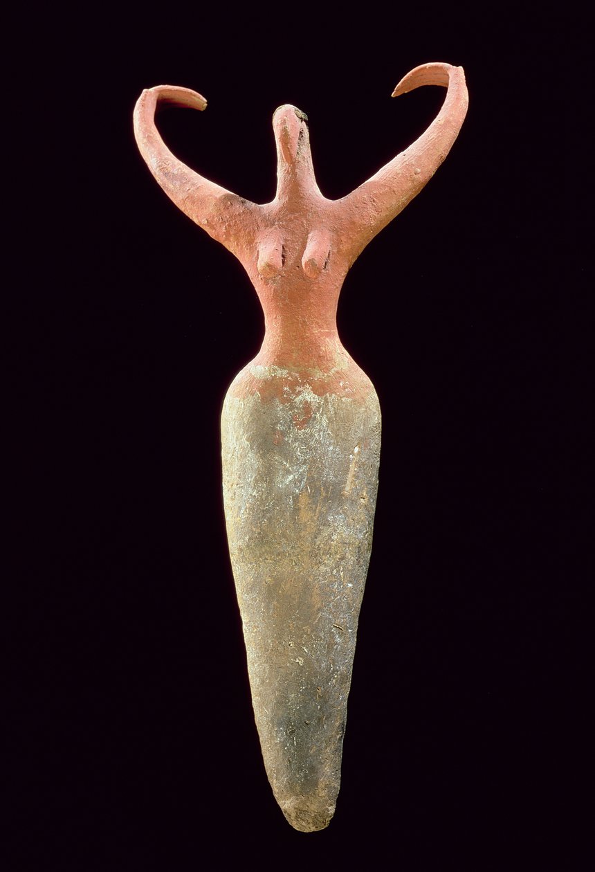 Figurina femminile, da El Mamariya, c.3600-3500 a.C. da Naqada I Period Egyptian