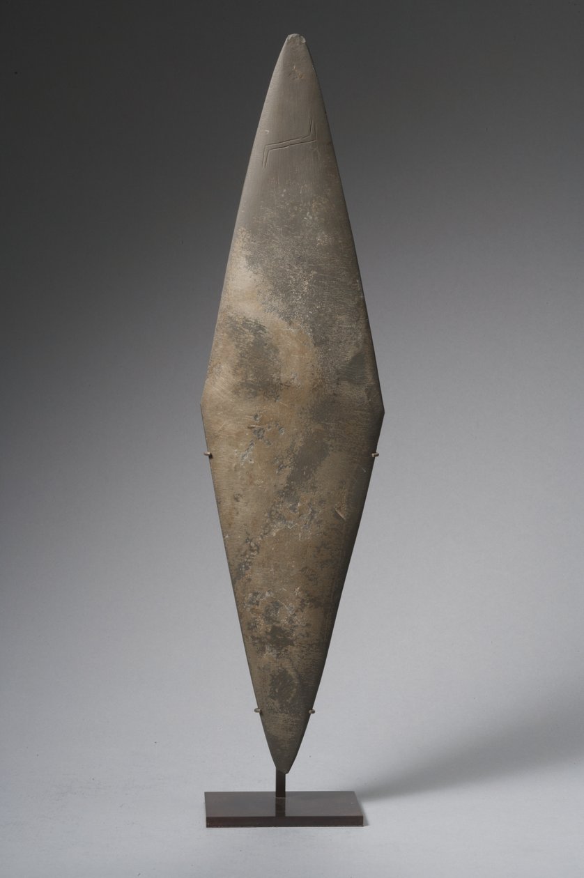 Tavolozza con geroglifico da Naqada I Period Egyptian