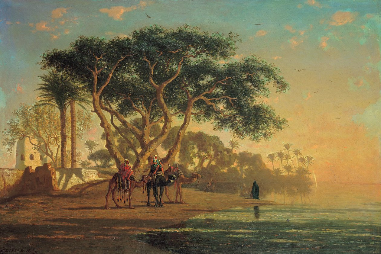Oasi araba, 1853 da Narcisse Berchere