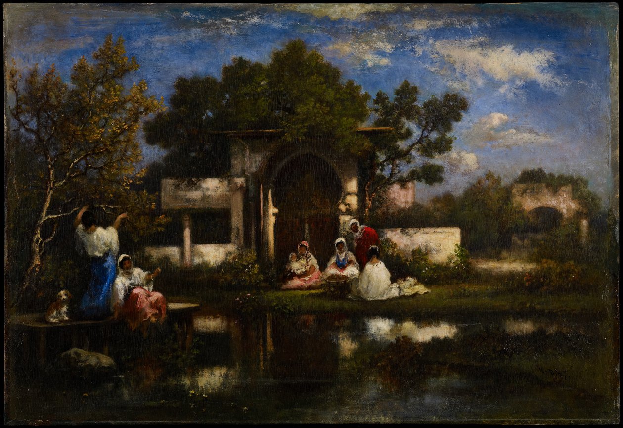 Serraglio, Costantinopoli, 1865-75 da Narcisse Virgile Diaz de la Peña