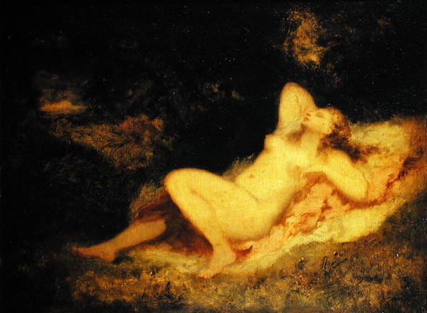 Ninfa Dormiente, c.1850-60 da Narcisse Virgile Diaz de la Peña