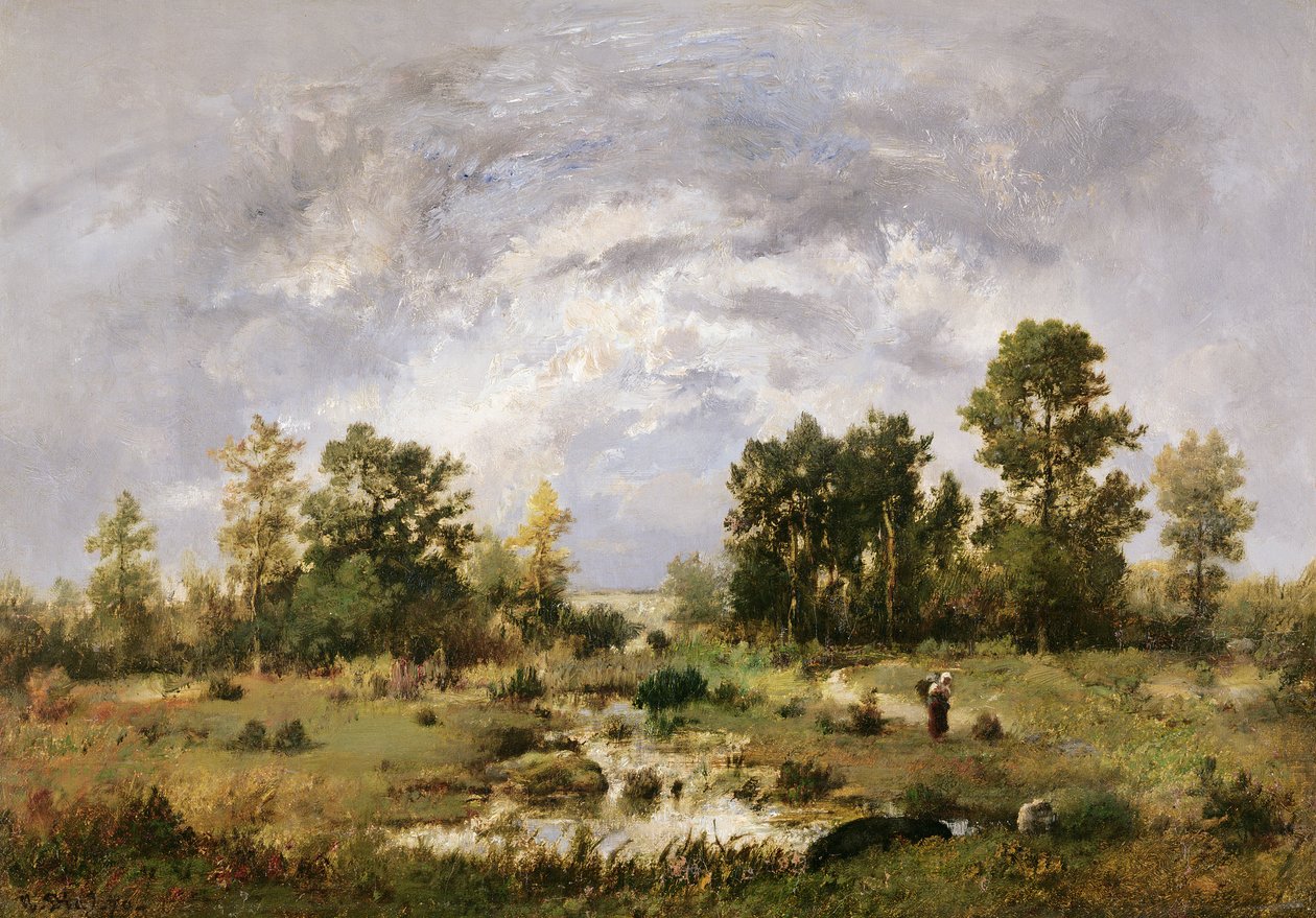 Paesaggio boscoso, 1870 da Narcisse Virgile Diaz de la Peña