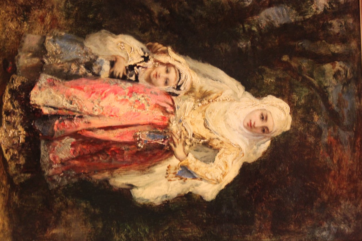 Orientale con sua figlia da Narcisse Virgilio Díaz