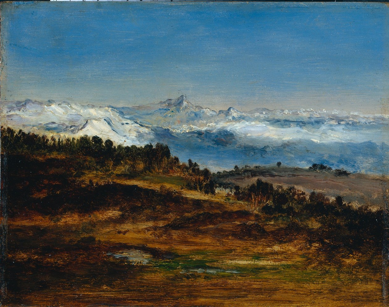 I Pirenei, il Picco del Midi de Bigorre da Narcisse Diaz de la Pena