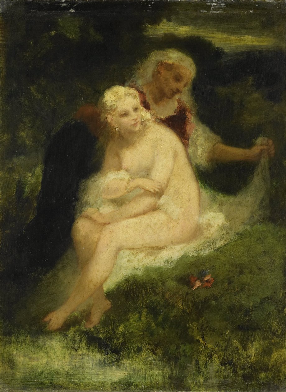 Dopo il bagno da Narcisse Virgile Diaz de la Peña