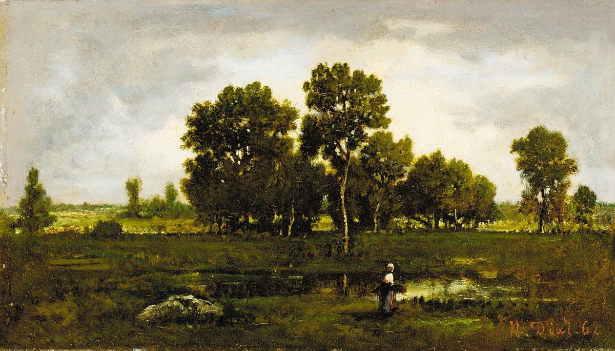 Fagotière vicino alla palude delle vipere, 1862 da Narcisse Virgile Diaz de la Peña