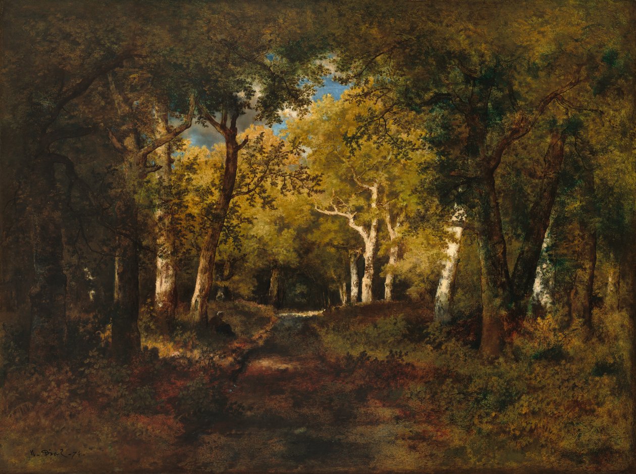Nella foresta, 1874 da Narcisse Virgile Diaz de la Peña