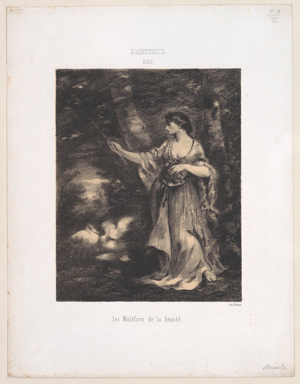 Les Maléfices de la Beauté da Narcisse Virgile Diaz de la Peña