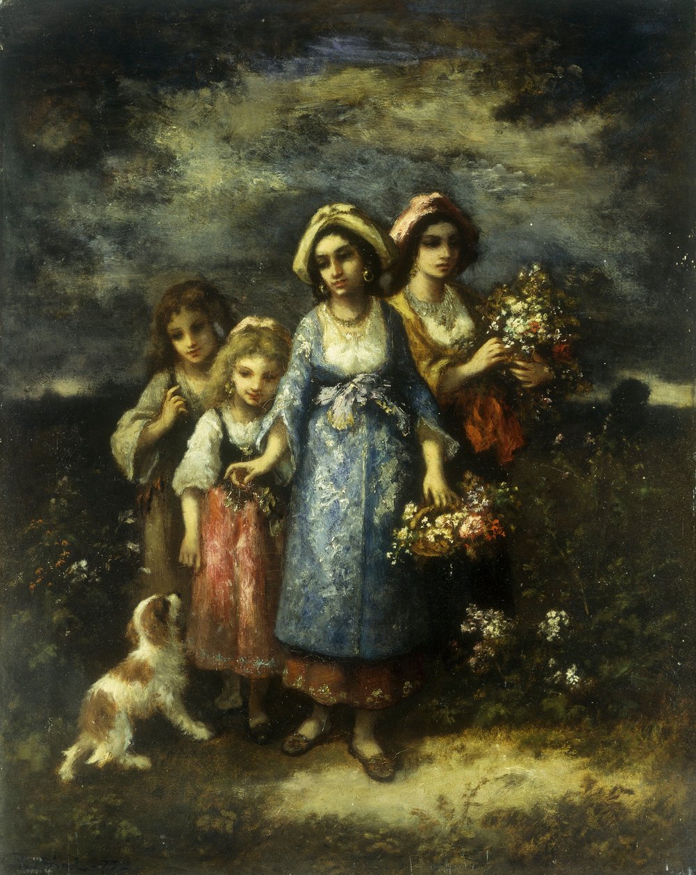 I raccoglitori di fiori da Narcisse Virgile Diaz de la Peña