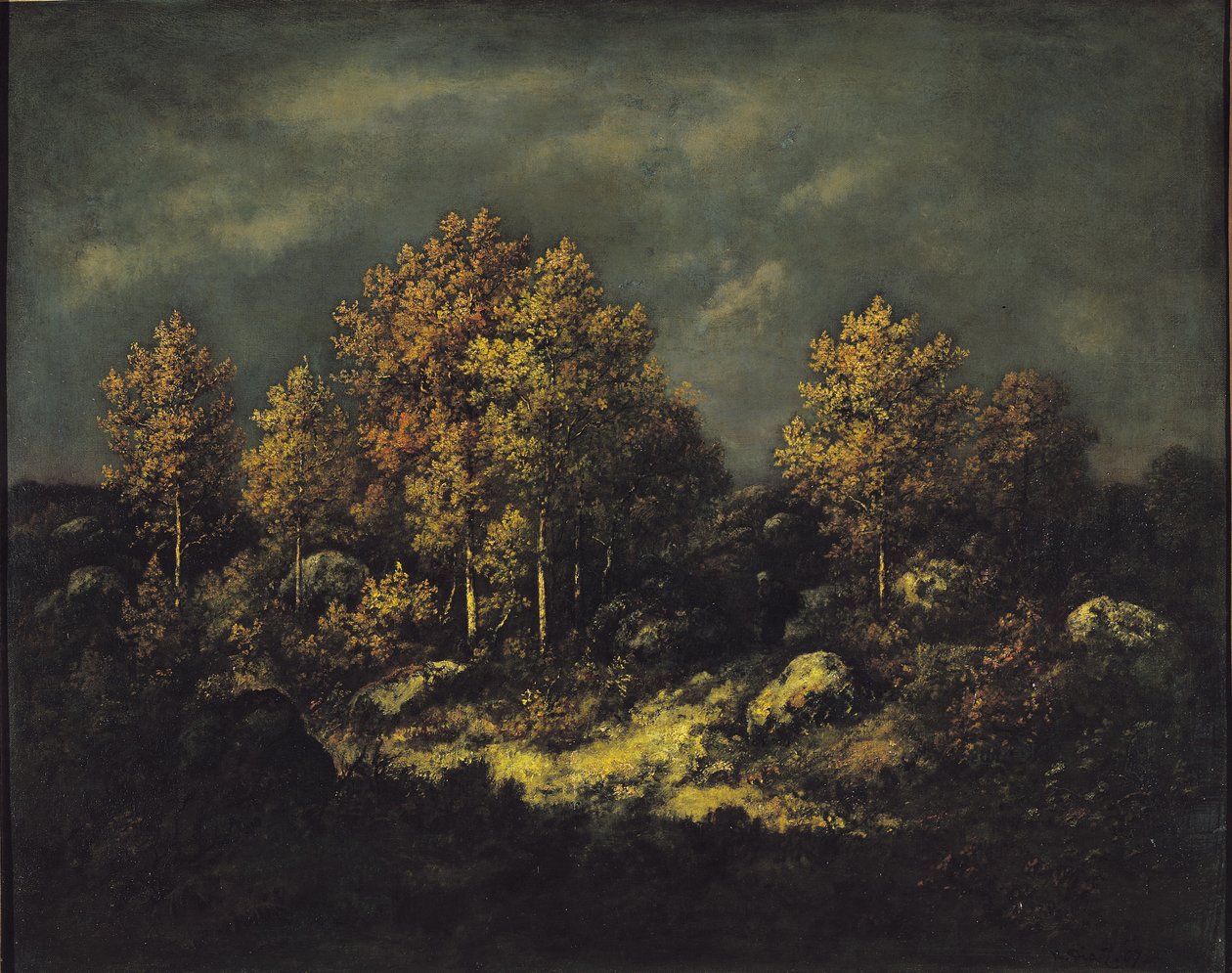 Le alture di Jean de Paris nella foresta di Fontainebleau, 1867 da Narcisse Virgile Diaz de la Peña