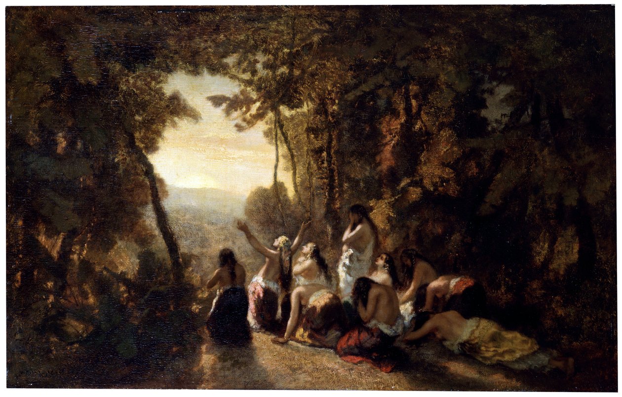 Il lamento della figlia di Iefte da Narcisse Virgile Diaz de la Peña