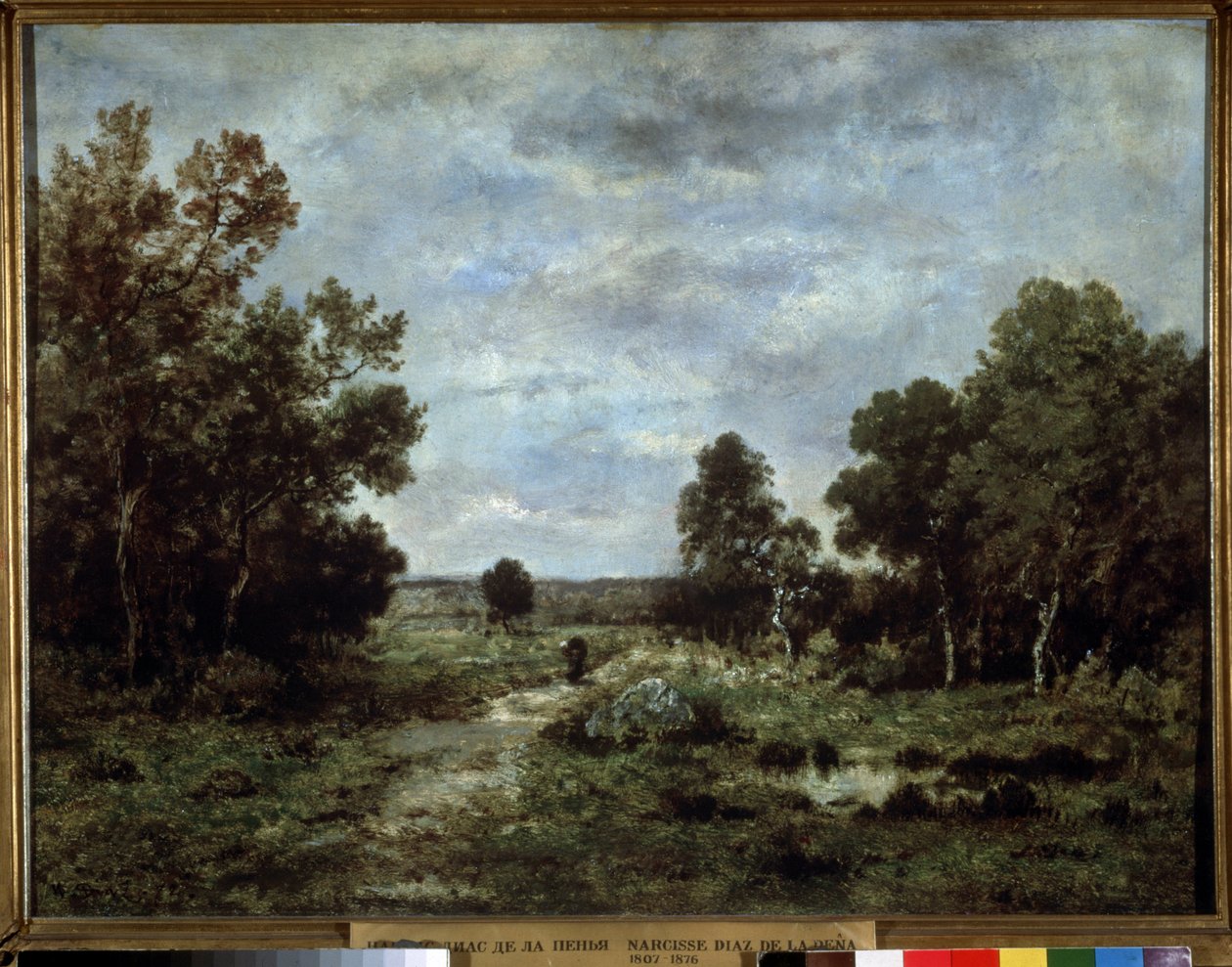 Paesaggio autunnale a Fontainebleau da Narcisse Virgile Diaz de la Peña