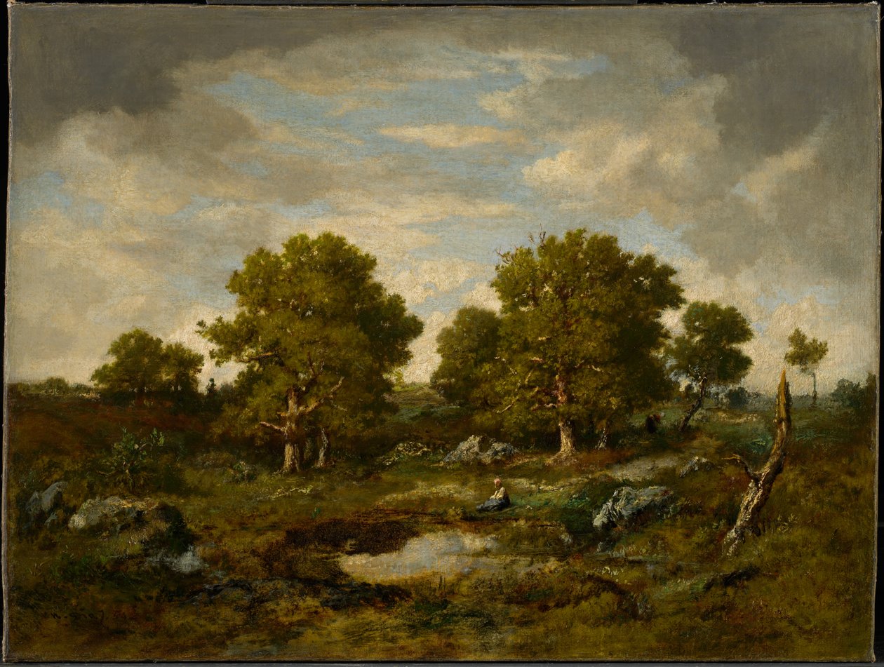 Le due grandi querce da Narcisse Virgile Diaz de la Peña