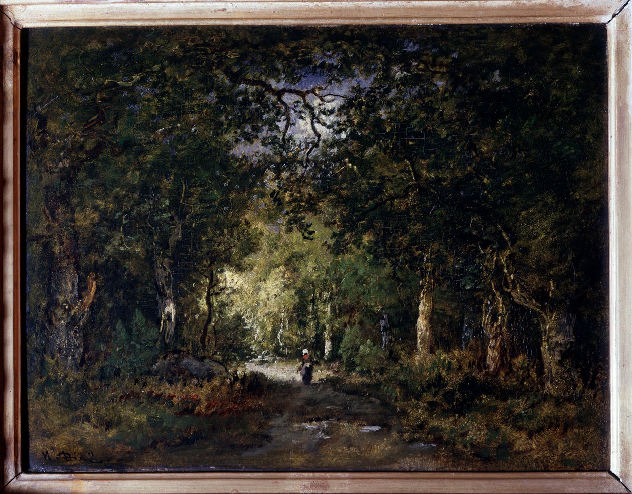 La strada nel bosco da Narcisse Virgile Diaz de la Peña