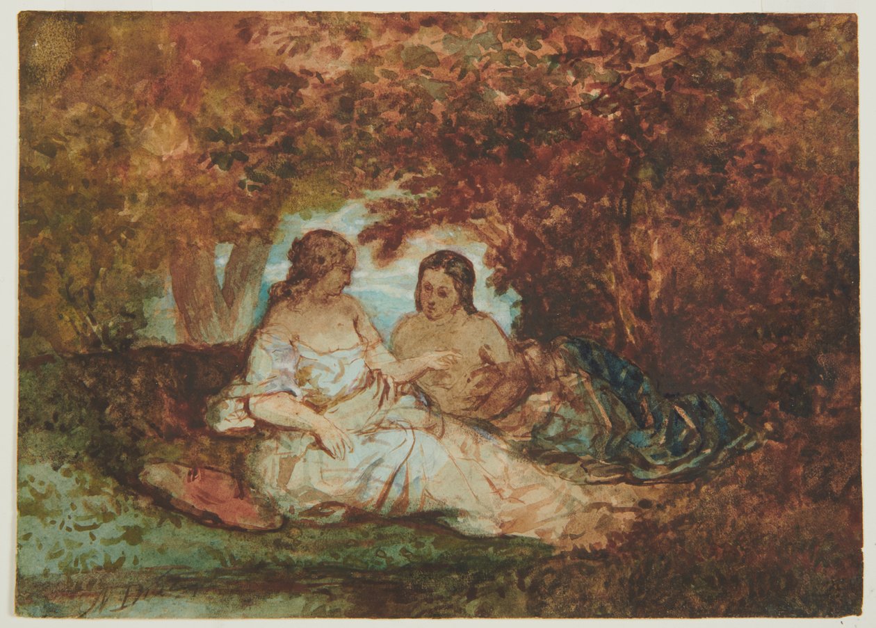 Scena boschiva, c.1830-50 da Narcisse Virgile Diaz de la Peña