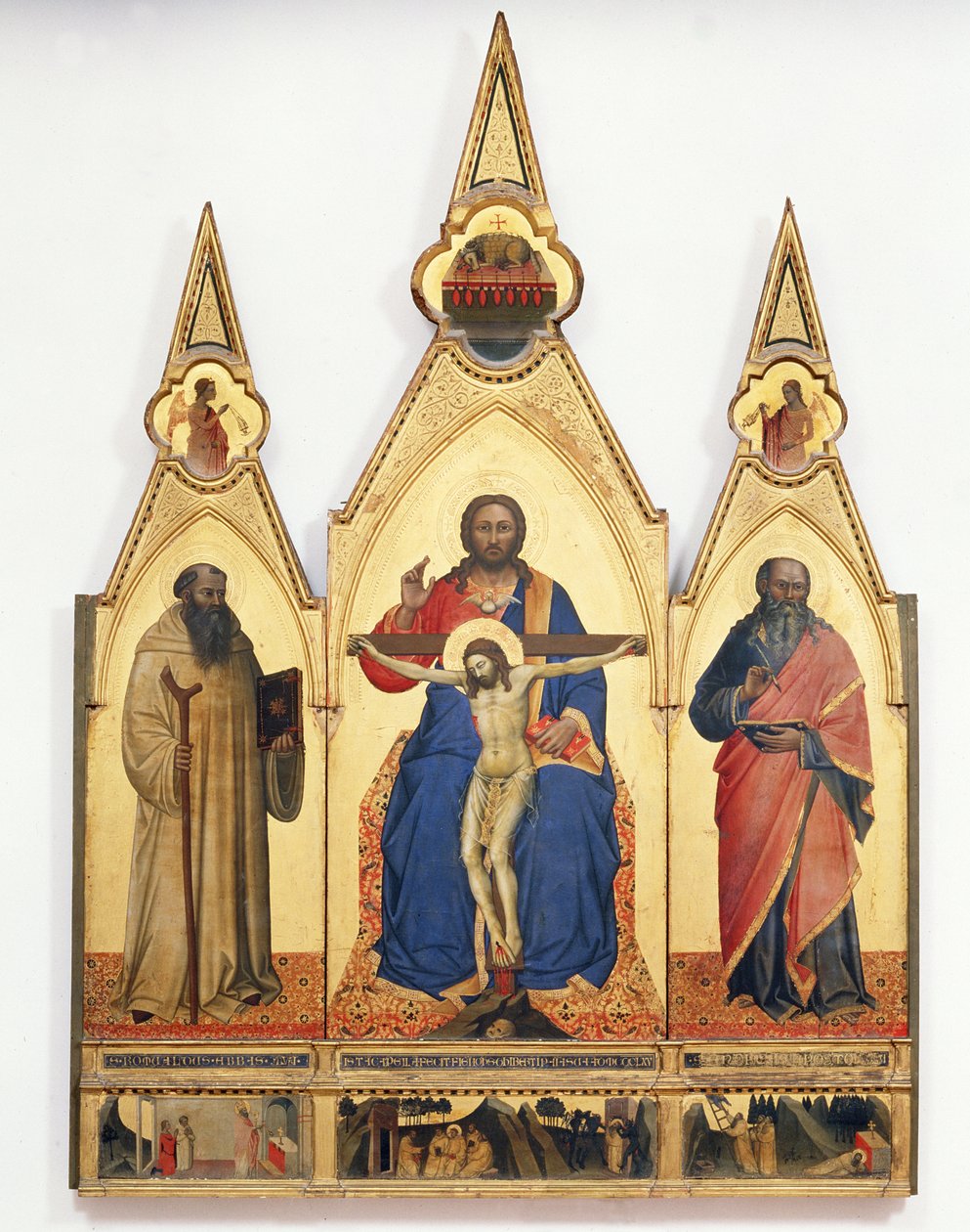 La Santissima Trinità con San Romualdo e Sant