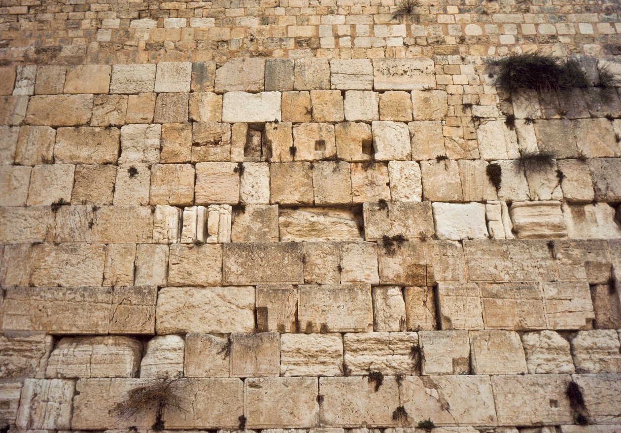 Muro occidentale del tempio sul Monte del Tempio, Gerusalemme da Nathan Benn