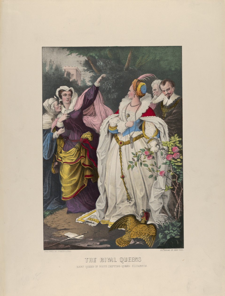 Le regine rivali - Maria Stuarda sfida la regina Elisabetta, 1857-1872 da Currier and Ives