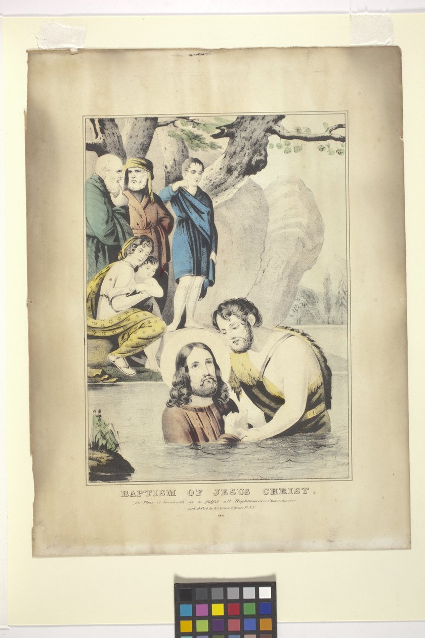 Battesimo di Gesù Cristo da Nathaniel Currier