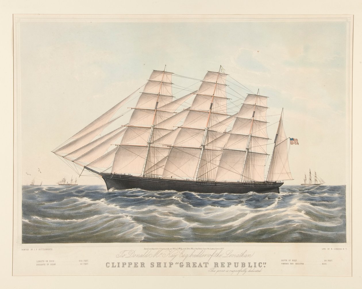 Clipper Ship da Nathaniel Currier