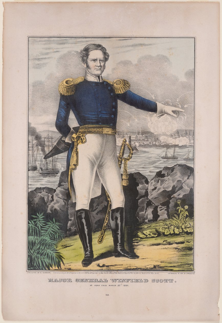 Generale Winfield Scott da Nathaniel Currier